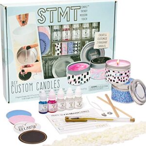 stmt d.i.y. custom candles, candle maker kit, diy candle making set, make your own candle starter kit for kids, ages 8+