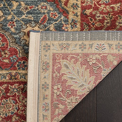 SAFAVIEH Mahal Collection 3' x 5' Navy / Red MAH655C Traditional Oriental Non-Shedding Living Room Bedroom Accent Rug