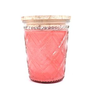 swan creek timeless collection soy jar candle (cherry almond buttercream)