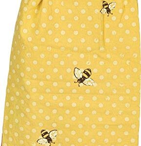 Primitives by Kathy 38310 Charming Kitchen Dish Towel, Bee Happy- Yellow