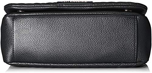 Love Moschino Borsa Pu Quilted, Women’s Satchel, Black (Nero), 10x17x28 cm (B x H T)