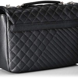 Love Moschino Borsa Pu Quilted, Women’s Satchel, Black (Nero), 10x17x28 cm (B x H T)