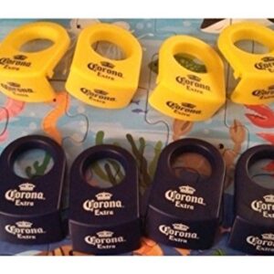 Coronita Bottle Holders (Corona Rita) 4 Yellow and 4 Blue by HighTechMN