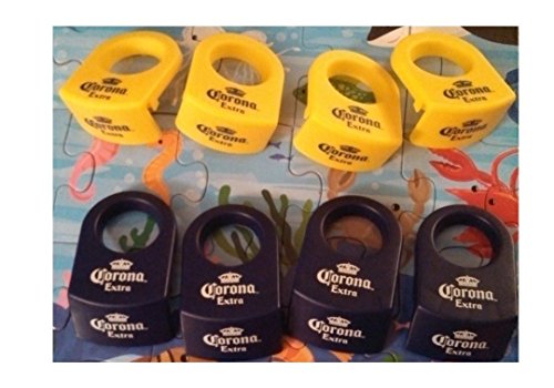 Coronita Bottle Holders (Corona Rita) 4 Yellow and 4 Blue by HighTechMN