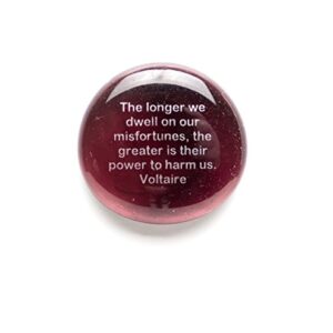 Lifeforce Glass Encouragement Stones, Motivational and Inspirational Quotes and Sayings on Translucent and Opaque Glass Stones, Set of 6 in a Deluxe Box