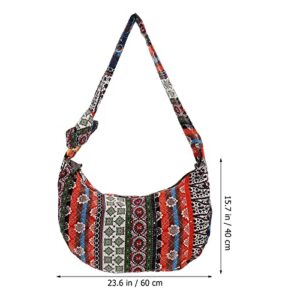 BESTOYARD Thai Hobo Crossbody Bag Shoulder Bag Messenger Bag Hippie Boho Bohemian Purse