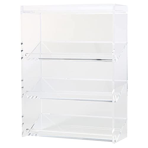 MUJI Acrylic 3-Shelf Display Stand, 17.5 cm Width x 6.5 cm Depth x 23 cm Height