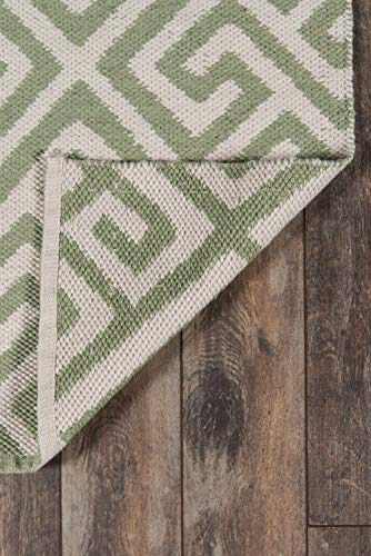 Madcap Cottage Palm Beach Brazilian Avenue Area, Indoor Outdoor Rug, 3'6" X 5'6", Green