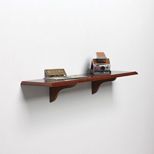 Knape & Vogt Shelf-Made 0137-836CHY Decorative Edge Wood Shelf, 8-Inch by 36-Inch, Cherry