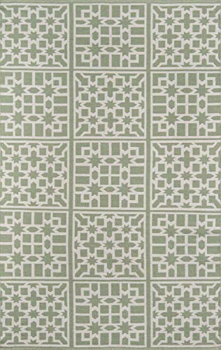 Madcap Cottage Palm Beach Lake Trail Area, Indoor Outdoor Rug, 2' X 3', Green