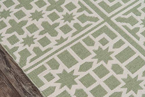 Madcap Cottage Palm Beach Lake Trail Area, Indoor Outdoor Rug, 2' X 3', Green