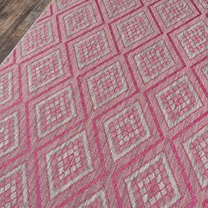 Madcap Cottage Lake Palace Rajastan Weekend Area, Indoor Outdoor Rug, 2' X 3', Pink