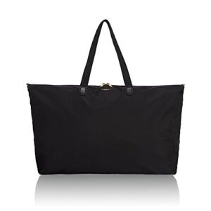 tumi – voyageur just in case tote bag – lightweight packable foldable travel bag for women – black