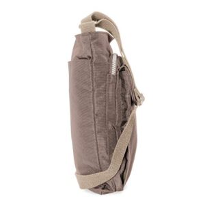 NeatPack Unisex Rfid Nylon Small Crossbody Shoulder Bag - Taupe
