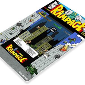 TIN SIGN Rampage Arcade Sign Game Room Sign Shop Marquee Retro Classic Gaming Console C741
