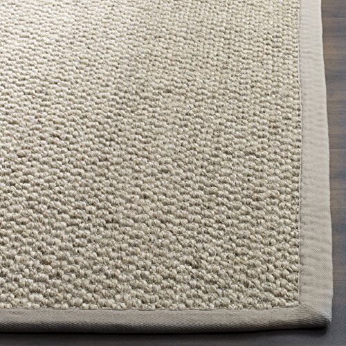 SAFAVIEH Natural Fiber Collection 2' x 3' Marble NF525C Premium Sisal Accent Rug