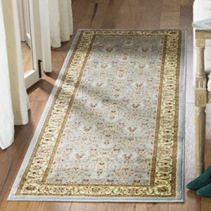 safavieh lyndhurst collection 2’3″ x 4′ light blue/ivory lnh312b traditional oriental non-shedding living room bedroom accent rug