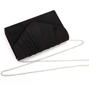 Nodykka Purses and Handbags Envelope Evening Clutch Crossbody Bags Velvet Classic Wedding Party Shoulder Bag for Women