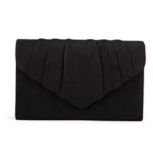 Nodykka Purses and Handbags Envelope Evening Clutch Crossbody Bags Velvet Classic Wedding Party Shoulder Bag for Women