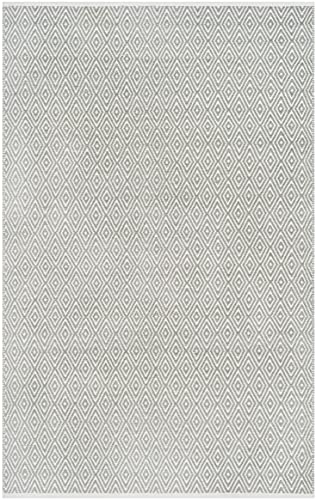 SAFAVIEH Boston Collection 6' x 9' Grey BOS682E Handmade Flatweave Cotton Area Rug