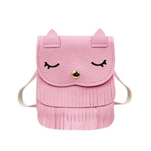 mossty cute cat mini tassel bag satchel cross body bag coin candy purse messenger bag