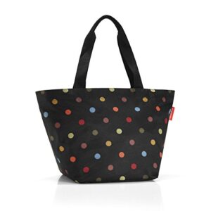 reisenthel shopper m dots – spacious shopping bag and classy handbag in one – made of water-repellent material