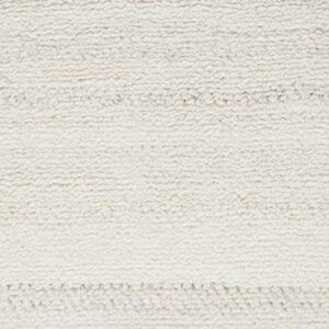 SAFAVIEH Casablanca Shag Collection 8' x 10' Beige CSB521B Handmade Fringe Wool 0.8-inch Thick Area Rug