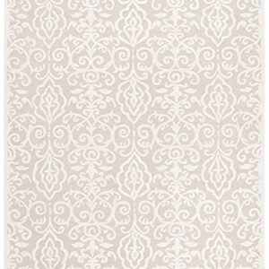 MARTHA STEWART by SAFAVIEH Collection 8' x 10' Fledgling MSR4324B Handmade Marais Scroll Wool Living Room Dining Bedroom Area Rug