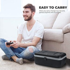 Mumba Deluxe Carrying Case for Nintendo Switch OLED & Nintendo Switch, Large Capacity Travel Storage Pouch for Switch Console & Accessories - Black