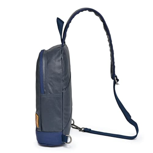 Urban Light Coated Canvas Sling Bag (Navy)