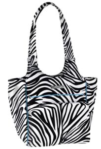 ariat mini carry all zebra stripe print one size