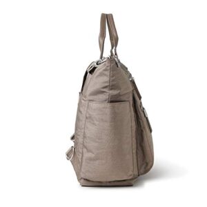 Baggallini Womens 3-in-1 Convertible Backpack, Portobello Shimmer, One Size US