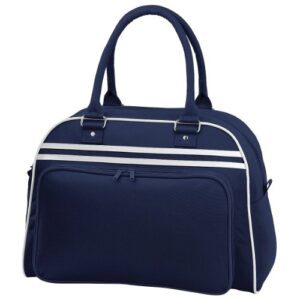 bagbase retro bag (23 liters) (one size) (french navy/white)