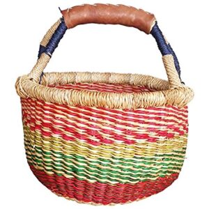 Mini Market Basket Ghana 7-9" Across - Colors Vary