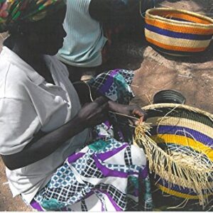 Mini Market Basket Ghana 7-9" Across - Colors Vary