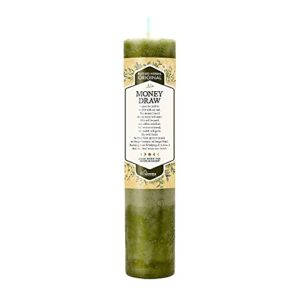 blessed herbal money draw candle