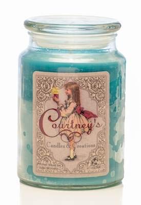 Courtney's Candles Honeydew Melon Maximum Scented 26oz Large Jar Candle