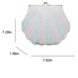 Fawziya Beaded Clutch For Wedding Evening Bag Formal-Multicolor