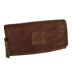 STS Ranchwear Women's The Baroness Tri-fold Wallet, Brown, One Size