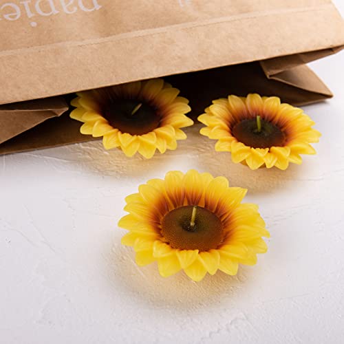ILIKEPAR Lucky Flower Sunflower Birthday Candles for Birthday Party Supplies and Wedding Favor