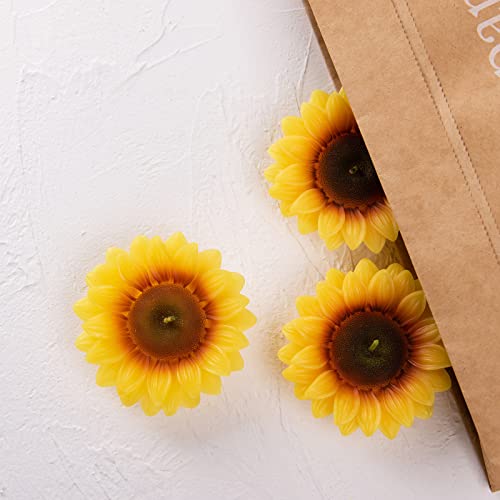 ILIKEPAR Lucky Flower Sunflower Birthday Candles for Birthday Party Supplies and Wedding Favor