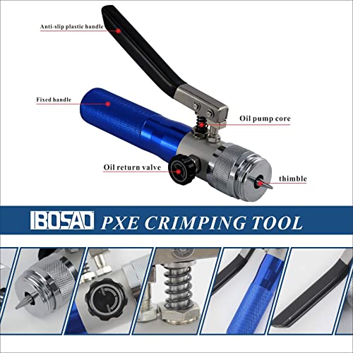 IBOSAD HVAC Hydraulic SWAGING tool kit for copper tubing Expanding 3/8 inch to 1 1/8 inch