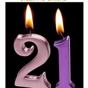 Wawabeauty Happy Birthday Candles Numbers 1 Candle for Birthday Cake for Kids Adult Birthday Party Cake Topper Decoration (Number 1)