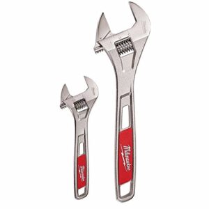 milwaukee 48-22-7400 6 in. & 10 in. adjustable wrench set
