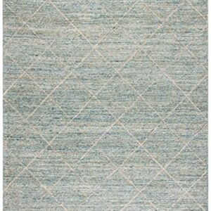 SAFAVIEH Himalaya Collection 8' x 10' Blue HIM423M Handmade Premium Wool Area Rug