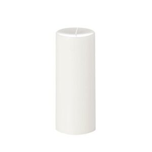 yummi 4×10 unscented column pillar candle, white, ea