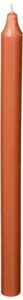 northern lights candles 2 piece premium taper candle, 12″, terra cotta