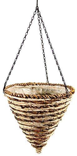 SuperMoss (29660) Wood Woven Baskets - Cone Style, Mammoth 12"