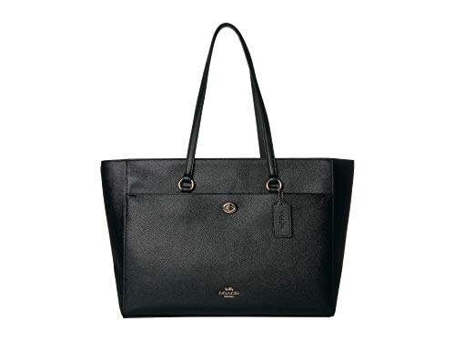 COACH Folio Tote Black/Gold One Size