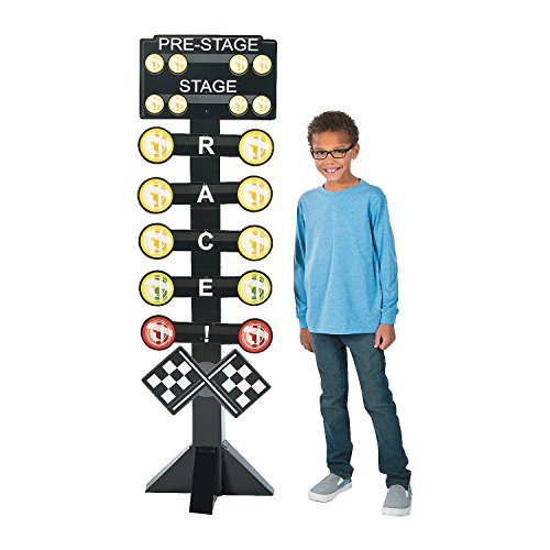 Race Car Directional Sign - over 5 feet tall - car themed birthday sign